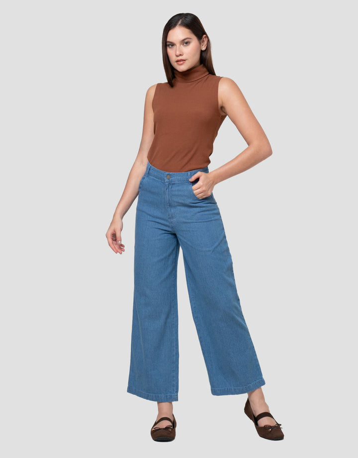 Nevada Pull On Stripes Set (Sarimbit) - Matching Set Celana Denim Wanita