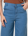 Nevada Pull On Stripes Set (Sarimbit) - Matching Set Celana Denim Wanita