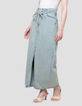 Nevada Slit Rok Denim Wanita