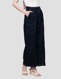 Nevada Contrast Stitch Celana Denim Wanita
