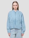 Nevada Bomber 2 Pocket Jaket Denim Wanita