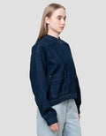 Nevada Bomber 2 Pocket Jaket Denim Wanita