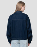 Nevada Bomber 2 Pocket Jaket Denim Wanita