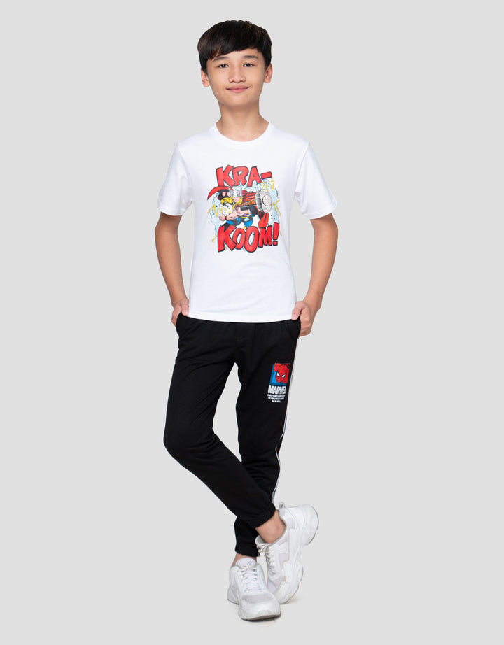 Marvel Thwip Thor Comic Print Kaos Anak Laki-laki
