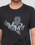 Marvel Skater Black Panther Kaos Lengan Pendek Anak Laki-Laki