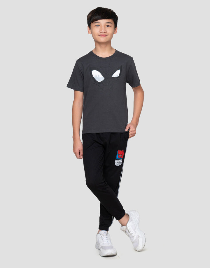 Marvel Skater Spider Eyes Print Kaos Anak Laki-laki