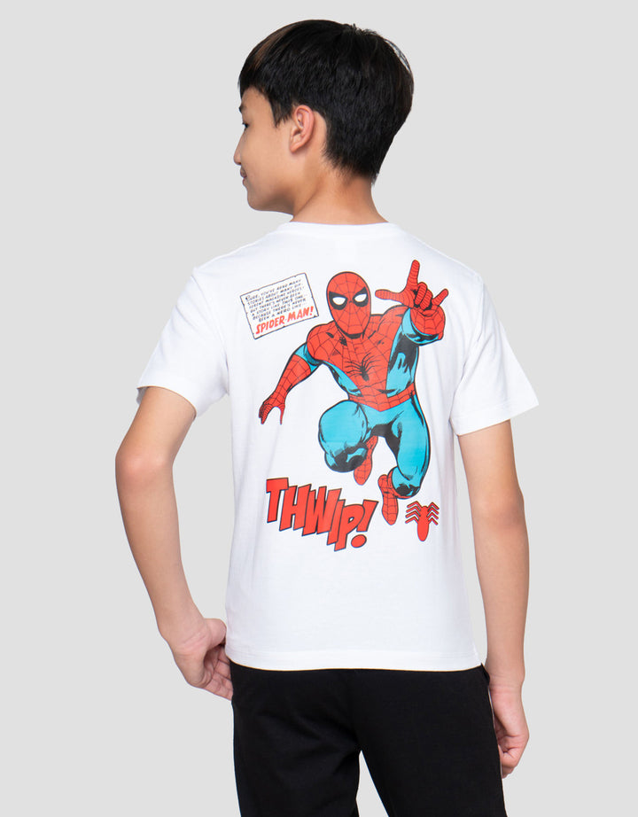 Marvel Thwip Spd Action Print Kaos Anak Laki-laki