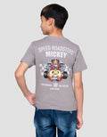 Disney Mickey Racer Roadster Print Kaos Anak Laki-laki