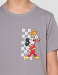 Disney Mickey Racer Roadster Print Kaos Anak Laki-laki