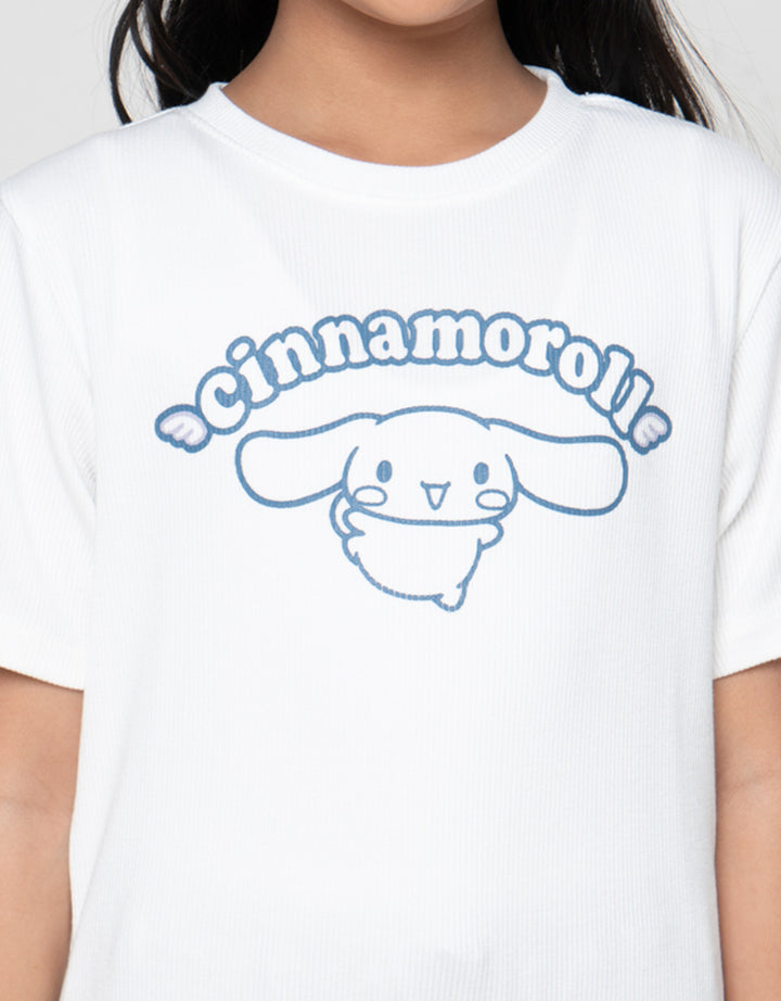 Character  Rib Cinnamoroll Kaos Anak Perempuan