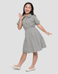 Character Kuromi Zipper Midi Dress Anak Perempuan