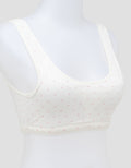 Nevada Bahan Pointelle Print Love Mini Set Stage 1 Wanita