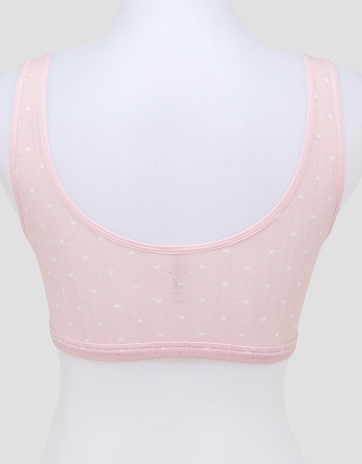 Nevada Bahan Pointelle Print Love Mini Set Stage 1 Wanita