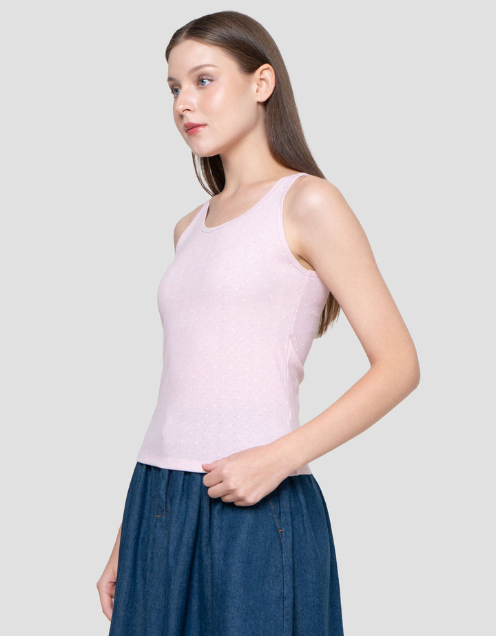 Nevada Pointelle Singlet Wanita