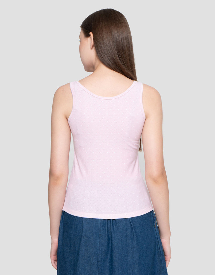 Nevada Pointelle Singlet Wanita