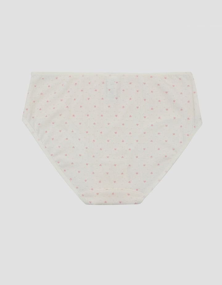 Nevada Pointelle Print Love Celana Dalam Midi Wanita