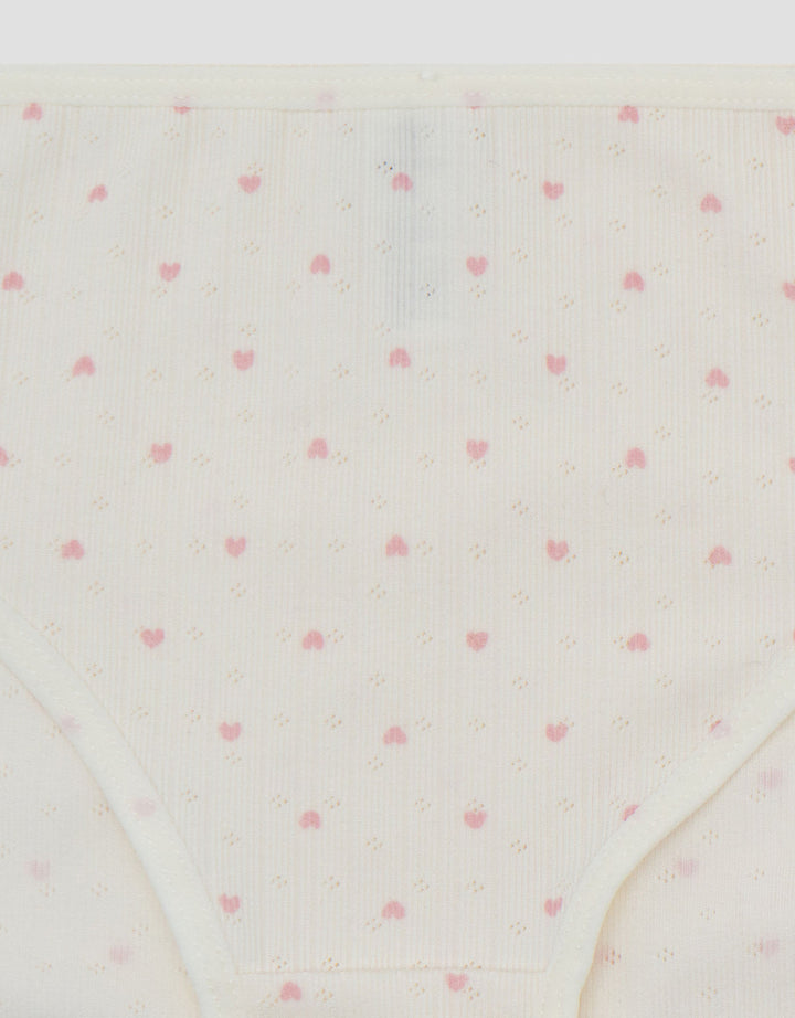 Nevada Pointelle Print Love Celana Dalam Midi Wanita