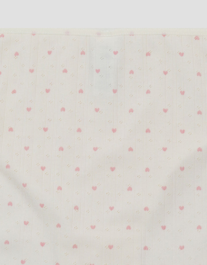 Nevada Pointelle Print Love Celana Dalam Midi Wanita