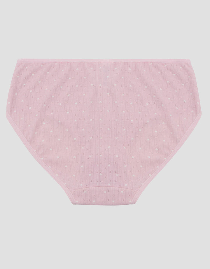 Nevada Pointelle Print Love Celana Dalam Midi Wanita