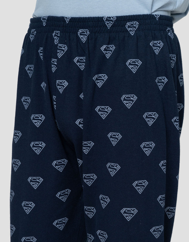 Character Superman Setelan Piyama Anak Laki-laki