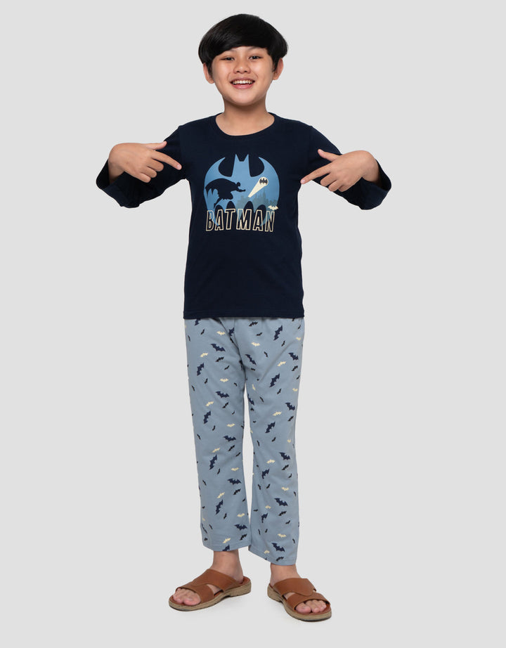 Character Batman Setelan Piyama Anak Laki-laki