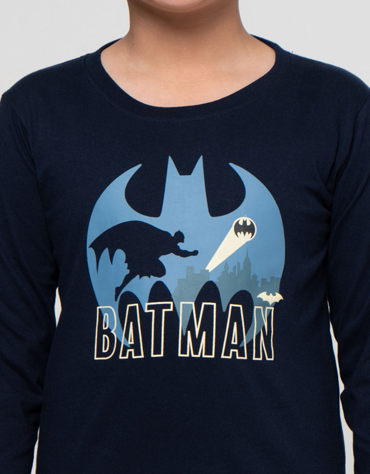 Character Batman Setelan Piyama Anak Laki-laki