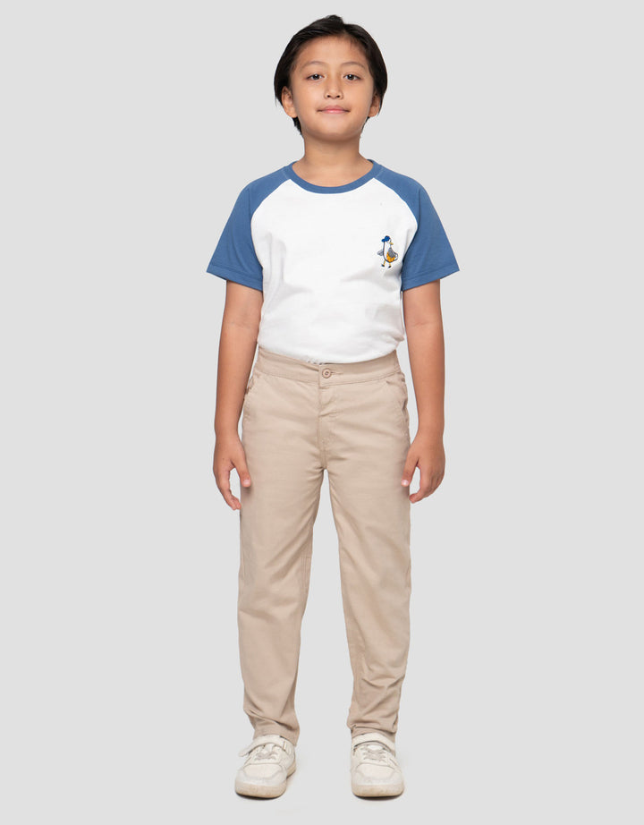 Little M Wvn Strecth Slub Baggy Celana Anak Laki-laki