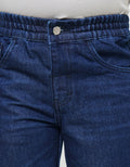 Little M Ribbed Waist Celana Panjang Denim Anak Laki-Laki