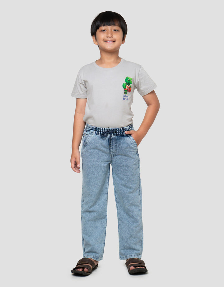 Little M Wash Snow Celana Panjang Denim Anak Laki-Laki
