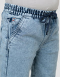 Little M Wash Snow Celana Panjang Denim Anak Laki-Laki