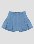 Little M Plisket Skort Denim Bayi