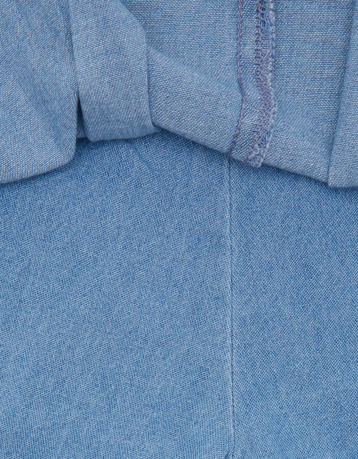 Little M Plisket Skort Denim Bayi