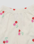 Little M Print Cherry Pakaian Setelan Bayi