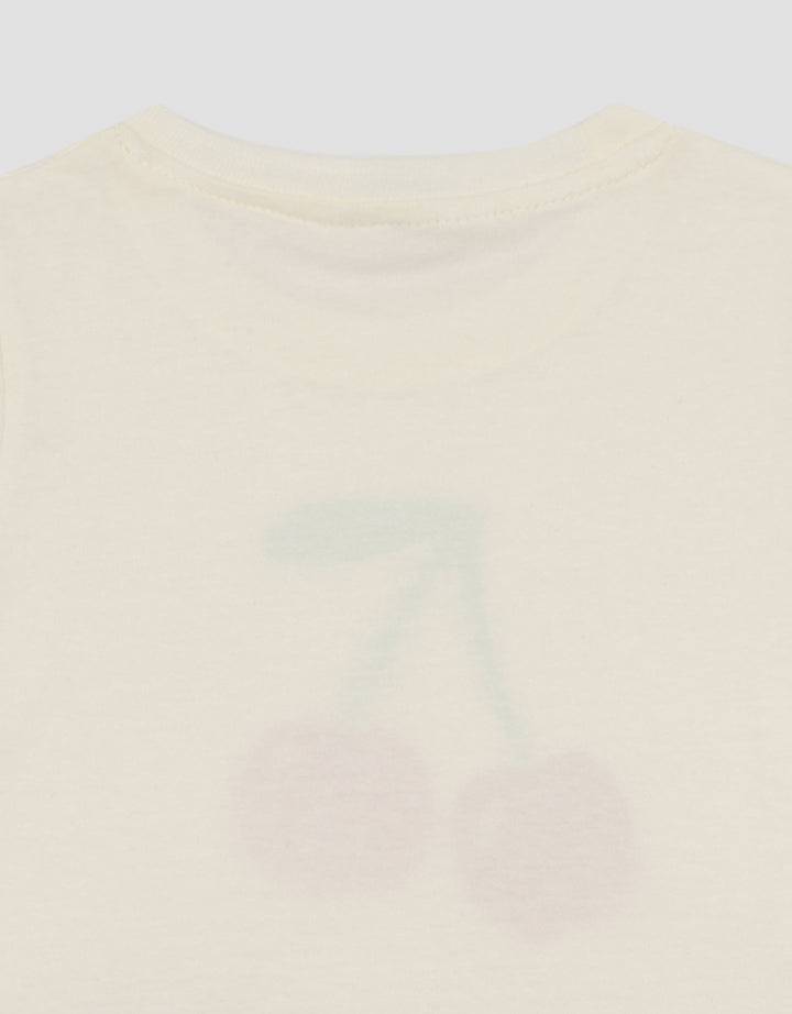 Little M Print Cherry Pakaian Setelan Bayi