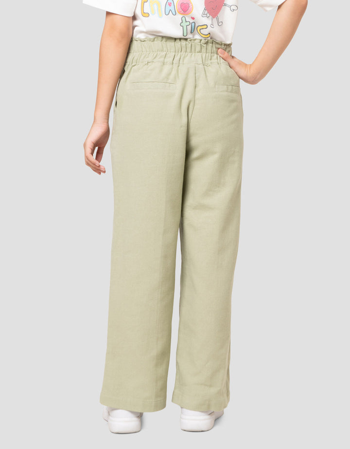 Nevada Woven Smock Waist Celana Panjang Anak Perempuan