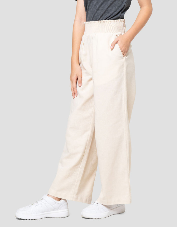 Nevada Woven Smock Waist Celana Panjang Anak Perempuan