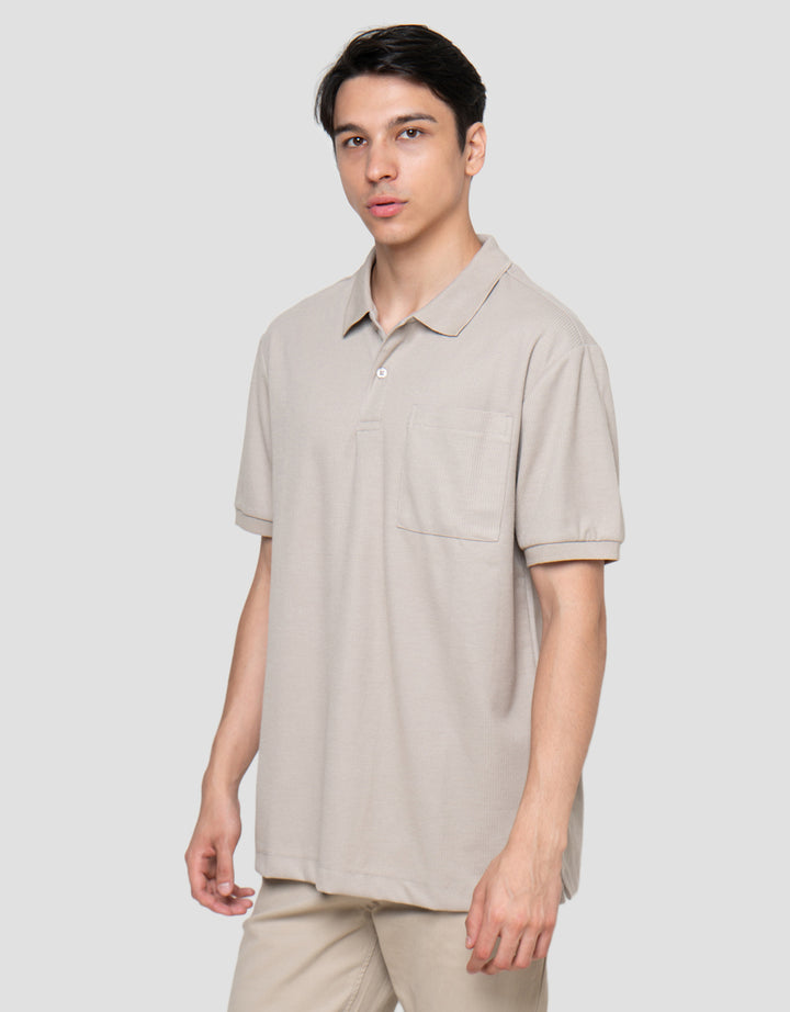 Cole Texture Vertical Kaos Polo Pria