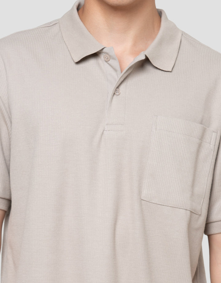 Cole Texture Vertical Kaos Polo Pria
