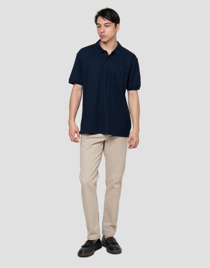 Cole Texture Vertical Kaos Polo Pria