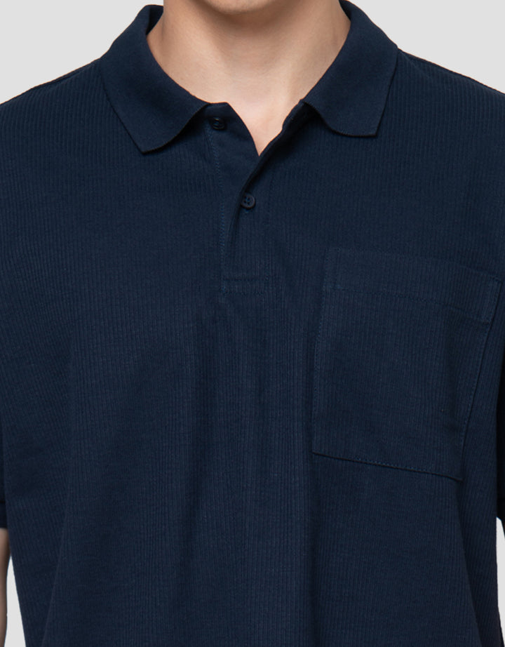 Cole Texture Vertical Kaos Polo Pria