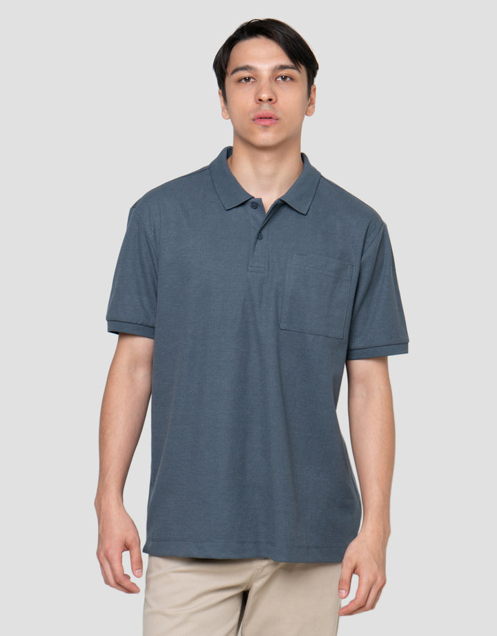 Cole Texture Vertical Kaos Polo Pria