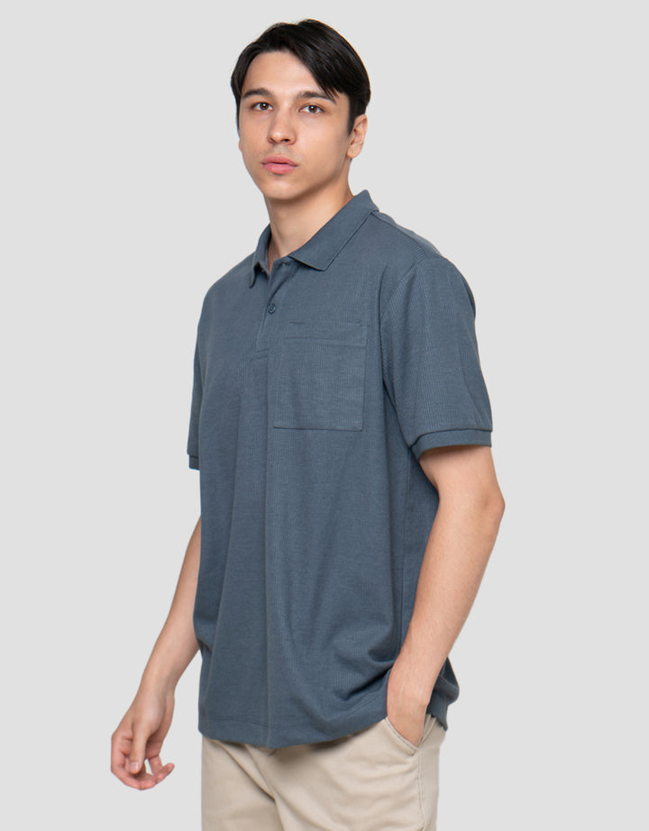 Cole Texture Vertical Kaos Polo Pria