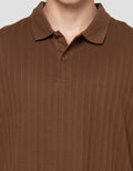 Cole Vertical Texture Fr Hm Smart Fit Kaos Polo Pria