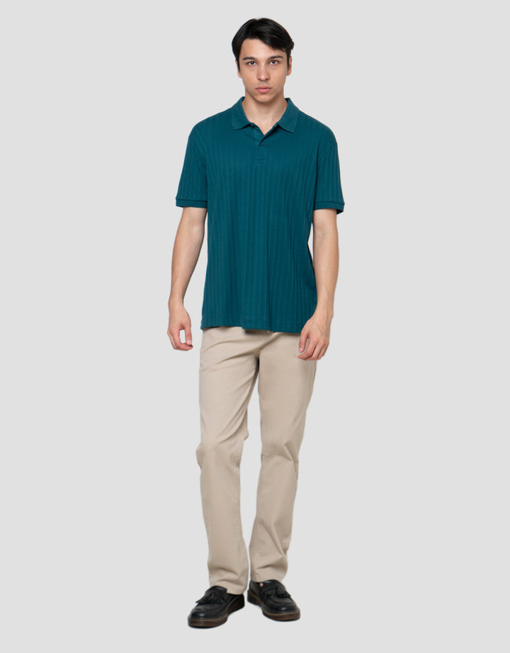 Cole Vertical Texture Fr Hm Smart Fit Kaos Polo Pria