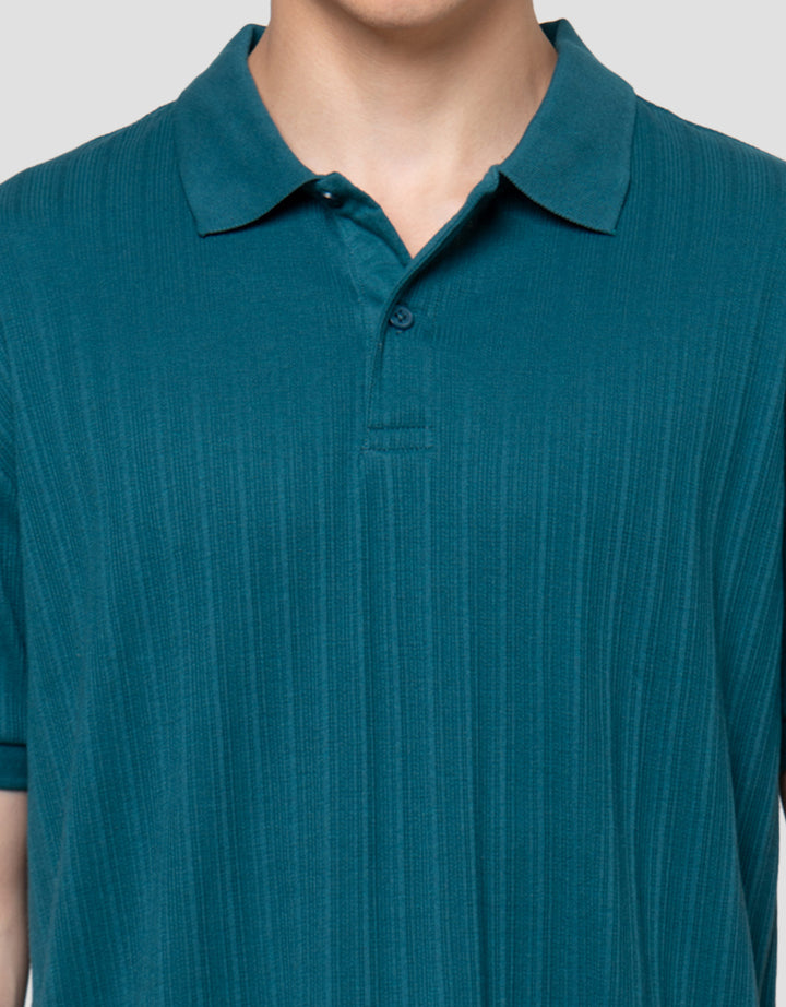 Cole Vertical Texture Fr Hm Smart Fit Kaos Polo Pria