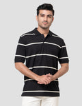 Cole Stripes Basic Rib Reg Fit Kaos Polo Pria