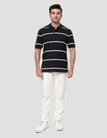 Cole Stripes Basic Rib Reg Fit Kaos Polo Pria