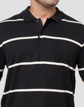 Cole Stripes Basic Rib Reg Fit Kaos Polo Pria