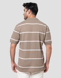 Cole Stripes Basic Rib Reg Fit Kaos Polo Pria