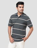 Cole Stripes Basic Rib Reg Fit Kaos Polo Pria